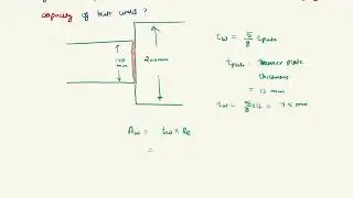 design tension capacity of butt weld numerical | steel structures