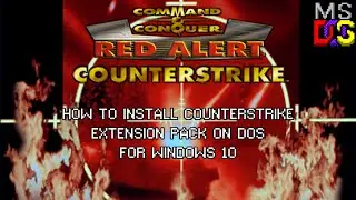 How To Install & Update C&C Red Alert Counterstrike DOS For Windows 10