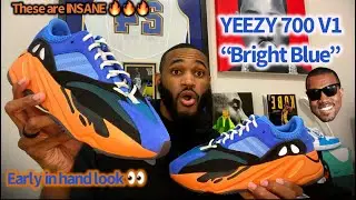 EARLY IN HAND LOOK AT THE YEEZY 700 V1 &ldquo;BRIGHT BLUE&rdquo; !! THESE ARE INSANE IN HAND 🔥🔥🔥 MUST COP!!