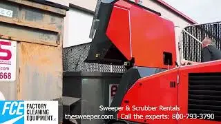 Need to clean a large area?  Large Sweeper Rentals - Factory Cleaning Equipment
