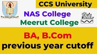 ccsu previous year cut off | ccsu ba previous year cut off | ccsu news update today