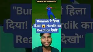 👀Hardik aur Bumrah ka reaction😱#ipl #cricket #viral #india #pakistan #sportzcraazy #wicket #reaction