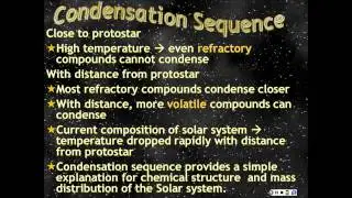 Chemistry during formation of the solar system