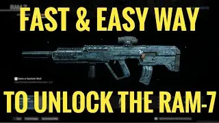 FASTEST WAY TO UNLOCK THE RAM 7 IN CALL OF DUTY WARZONE - SEASON 6