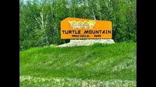 International Peace Garden. Turtle Mountain Provincial Park. Парк на границе Канады и США.