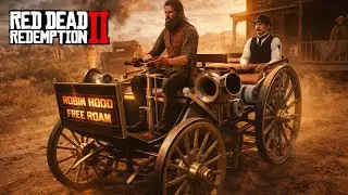 O PRIMEIRO CARRO D O VELHO OESTE - Virei motorista de carro - Red Dead Redemption 2