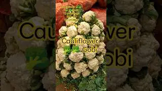 Cauliflower 🥦🥦🥦 Gobi today hyderabad vegetable market #organicfarming #youtubeshorts #vegitable