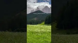 Take me back to Dolomites💚⛰️#italy #northernitaly #dolomites #dolomitesitaly #dolomitesinsummer
