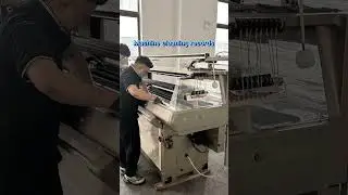 High-quality machines are from every dedicated employee! #shimaseiki #stoll #knittingmachine
