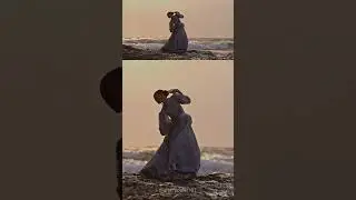 Dancing woman in the beach