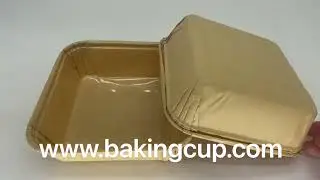 Square Muffin Cup 100x100x40mm Cardboard Baking Mold PET Paper Cup With Rim Paper Rolled Edge Mold