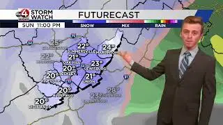 January 14th Evening Forecast: Messy Snowy/Icy Event On The Way