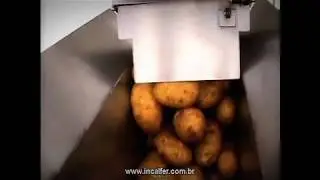 Como são feitas as batatas chips | Linha Semi Contínua para Batata Chips | INCALFER