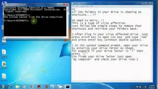 how to recover shortcut files in pendrive
