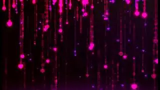 Relaxing Screensaver with Raining Hearts - Valentine's Day Abstract Background