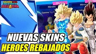 &iexcl;Nuevos descuentos y Todas las SKINS en Dragon Ball Gekishin Squadra!