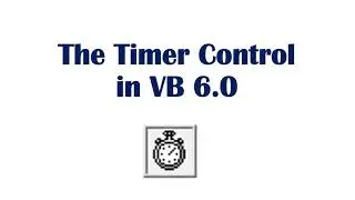Timer Control in VB Part 1
