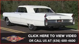 Кабриолет Cadillac DeVille 1963 года || ПРОДАН