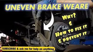 Why brake pads wear uneven