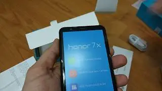 HUAWEI Honor 7X(распаковка включение 08.03.2018/unpacking inclusion 05.03.2018)