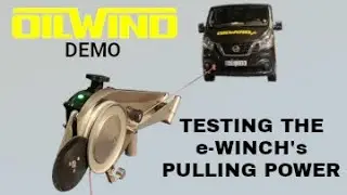 OILWIND Demo - Showcasing the pulling power of the e-Winch M r1