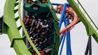 Green Lantern Off-Ride Footage from Last Operating Weekend - Six Flags Great Adventure, no copyright