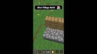 Minecraft Mini Village🏠 #Shorts #minecraft #minecraftbuilds #minecraftshorts