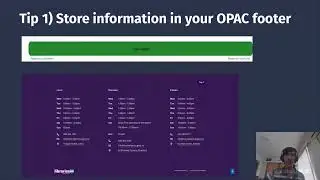 How to store information in your Koha OPAC header and footer