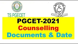 TS-PGCET 2021 COUNSELLING  DATE || DOCUMENTS REQUIRED || FIRST PHASE DATE || WEB options ||pinpharma