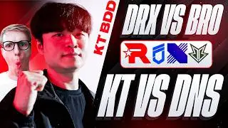 BRO VS DRX - DNS VS KT | LCK CUP PLAYINS START OFF STRONG!! | JANKOS