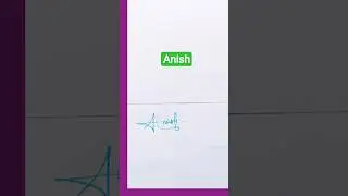 Anish name signature style #Anish