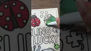 Lucky ladybug | Feeling Lucky printable coloring page