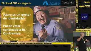 Charla Ciberseguridad. Navaja Negra XI. Hacking Azure. Joaqu&iacute;n Molina Kinomakino.