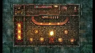 Animated Map: The Tavern (square grid)