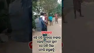 ଏହି ସମୟରେ ଏହିପରି ଭାବରେ ଗ୍ରାମରେ ପଶି ପିଲା ଚୋରି କରୁଛନ୍ତି ll #viralshort #trending #pilachora