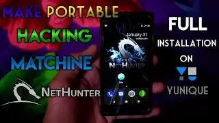 full kali nethunter installation on yu yunique/plus (officially) 2019!!