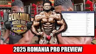 Анонс и список участников Romania Muscle Fest 2025: шоу Эндрю Джекеда, которое проиграет