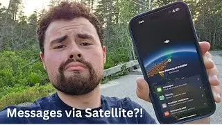 iOS 18 - Messages via Satellite - First Look!
