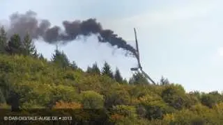 Lahr: Brand Windrad am 25.09.2013 bei Lahr/ Sulz - Seelbach