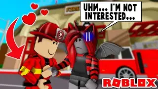FIREFIGHTER Fell In LOVE With Me! (Brookhaven RP Roblox)