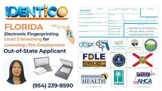 Florida Out of State Fingerprint Card Scanning for Level 2 Background Checks & Licensing