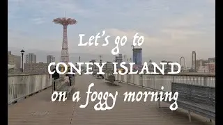 [4K]Cycling from Jackson Heights to Coney Island on a foggy morning