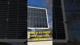 Kit solaire de balcon 800W