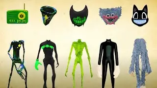 WRONG HEADS SIREN HEAD POOP, SIREN HEAD HOUSE, SIREN HEAD BRAIN EYE, SIREN HEAD OCTOPUS, SIREN HEAD