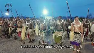 His Majesty King Mswati III dancing during Incwala 2025 Day 12 #eswatini