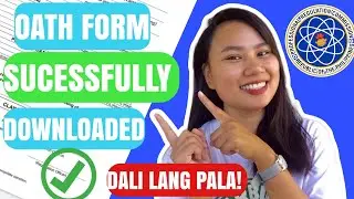 UPDATED 2024:  How to download oath form for Teachers?  | Using phone only | Face-to-face