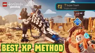 Super Team trophy BEST XP Method - Lego Horizon Adventures
