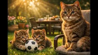 The Mother Cat&rsquo;s Silent Promise &mdash; A Peaceful Meal, Playtime, and a Love You Didn&rsquo;t Expect