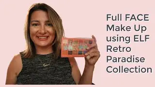 Full Face Make Up Using The ELF Retro Paradise Collection! Worth the price!