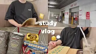【study vlog】3日間の勉強vlog 💻/期末試験明けの大学生の過ごし方🚶🏻